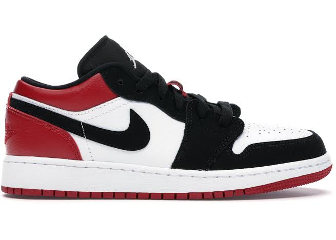 Jordan 1 Low Black Toe
